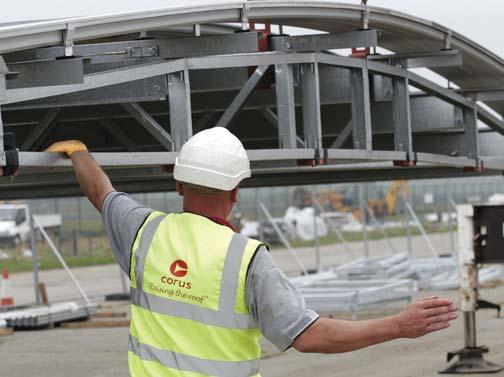 All structural components such as purlins are