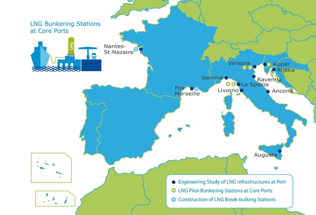 GAINN4MOS GENERAL OVERVIEW PORTS ITY 1. SIC EERING ECTS! Koper: LNG infrastructures!