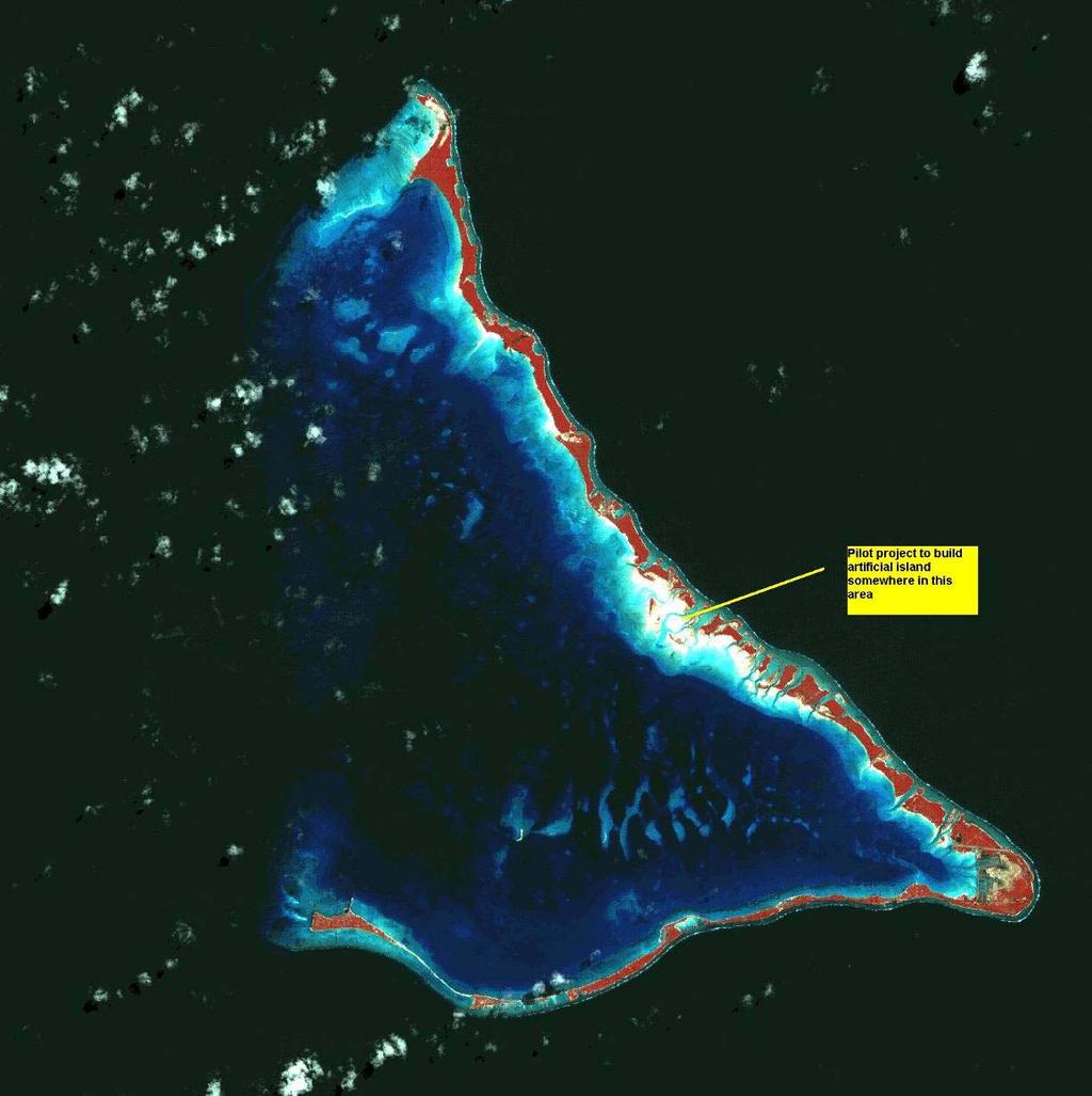Possible land reclamation in some islands Potential to build