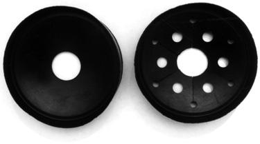 5.5 Mounts and Bearings 103 Figure 5.21 Diaphragm as molded (left); diaphragm after die cutting (right) Poor Good Figure 5.