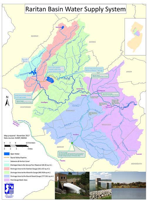 ABOUT ROUND VALLEY Part of Raritan Basin System, designed to help maintain passing stream flows on the Raritan River Raritan Basin System provides 241 MGD in safe yield to ensure adequate water