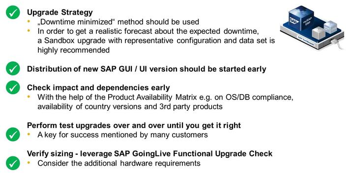 Unit 10: Upgrade of an SAP System Landscape Figure 232: Lessons Learned: Technical Aspects LESSON