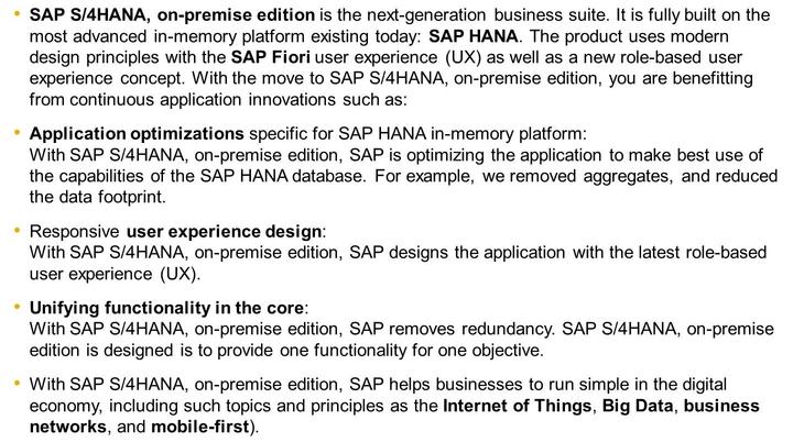4/21/2018 SAP e-book Unit 2 Lesson 1 SAP S/4HANA Conversion - Overview LESSON OVERVIEW LESSON OBJECTIVES After completing this lesson, you will be able to: