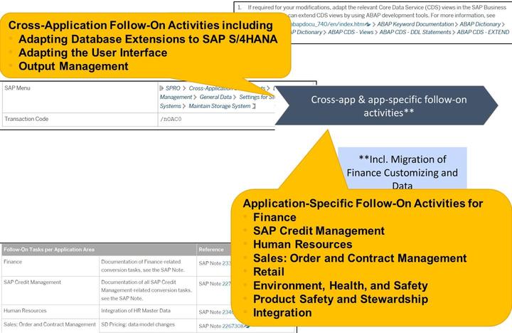 If your source system is not yet running on the SAP HANA database, use the database migration option (DMO) of the Software Update Manager to migrate your database