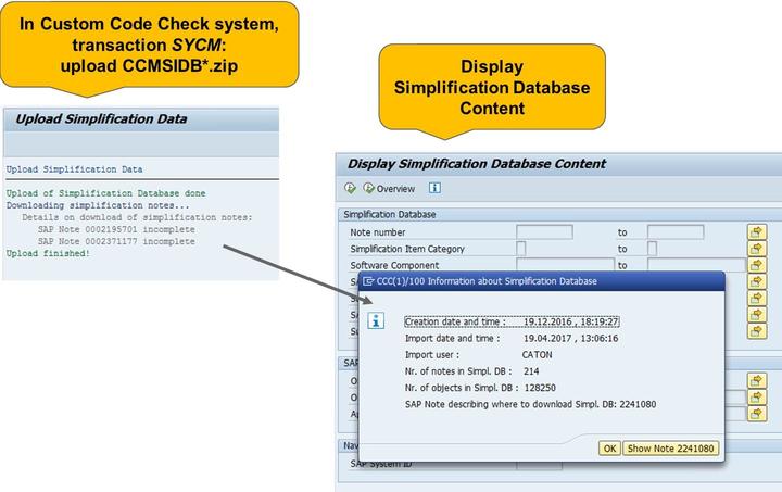 4/21/2018 SAP e-book Lesson: Custom Code Migration Perform manual post activity for SAP Note 2270689:Call transaction SA38 and execute program RS_ABAP_INIT_ANALYSIS -> keep defaults -> execute.