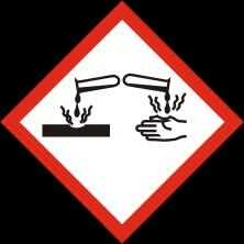 Example of Classification Pictogram SKIN CORROSION/ IRRITATION Category 1 (A-C) Category 2 Category 3 No pictogram Signal word Danger