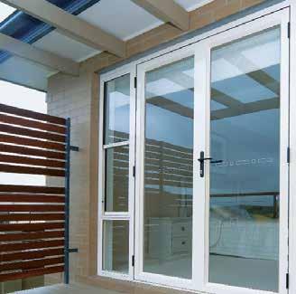 strength and rigidity 180 degrees door leaf opening (depending on building type) Integrated screen track available commercial 100mm frame