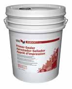 /24 hours per ASTM F1869 Fast cure time Low VOC and low odor USG DUROCK PRIMER-SEALER Ideal for use on porous and nonporous concrete subfloors, wood and gypsum underlayment Fast-drying,