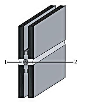 Figure 3: Design incorporating granite or reconstituted stone panels.