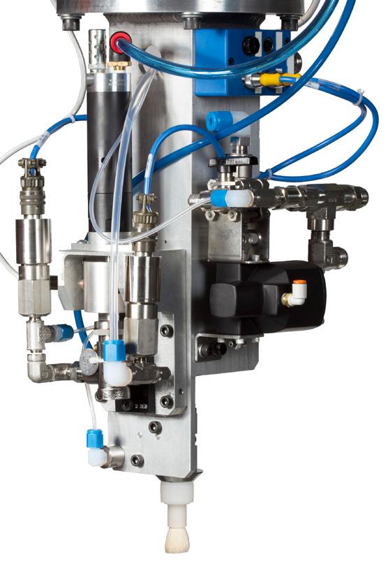 Primer Systems Flow-Through-Felt System The Nordson Flow-Through-Felt System provides a consistent, reliable application of single- or dual-part primers.