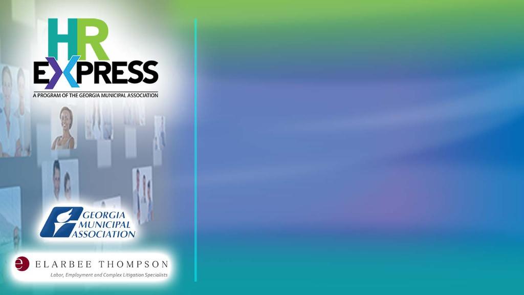 For questions about the HR Express Program, contact: Alan Dickerson Director of Local Government Services and Training