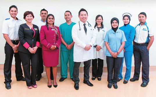 Khazanah) Occupational, Health and Safety Department Nurses Patients Doctors Senior Leadership 2.0 1.6 1.
