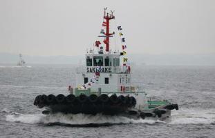 Utilizing Natural Gas/LNG as fuel LNG Fueled tugboat Sakigake equips Volcano Boil Off Gas (BOG) combustion unit MECS-GCU has been awarded a prize for advanced technology of Ship of the year 2015.