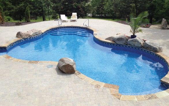 across your pool, and to build steps customized to your design specifications.
