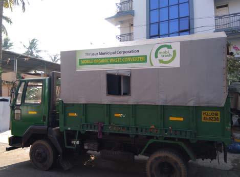 Mobile waste converter