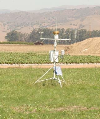 Two irrigation rates were evaluated Applied Water Irrigation Treatment Crop ET Sprinkler Drip