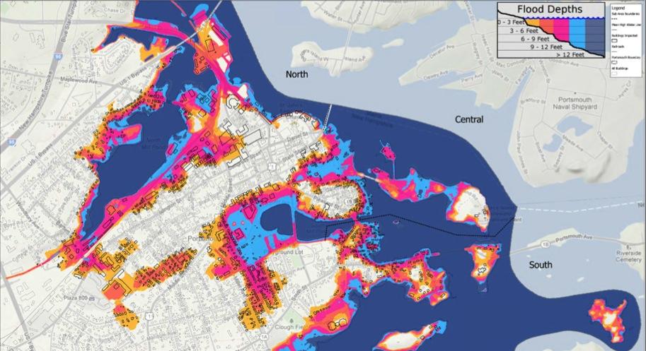 Mapping Flood Levels: Projected Sea Level