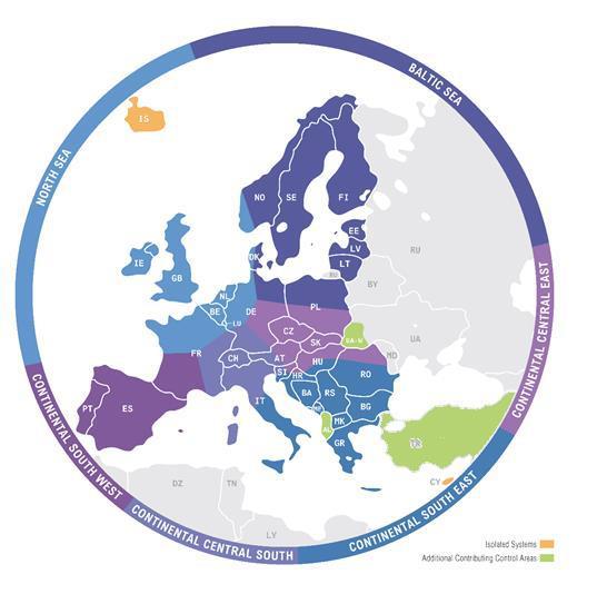 pan-european transmission electricity network, prepared by the ENTSO-E.