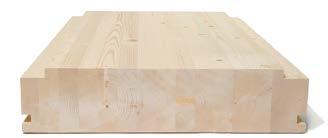 GLUED LAMINATED TIMBER CEILING ELEMENTS Glued laminated timber (or glulam) has a major advantage: it is very easy to work with and has a significantly lower dead weight than concrete.