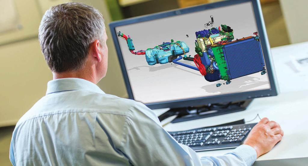 Powertrain With NX, your powertrain teams can quickly create design studies to evaluate powertrains using digital mockups of the vehicle compartment, subsystems and components.