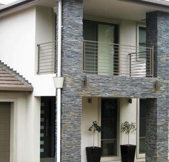 Add architectural detail using a range of stack stone panels creating a natural,