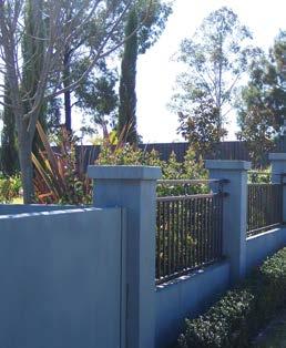 The system entails a series of light weight piers and panels that simply interlock together enabling a complete fence to be erected within hours, not days.