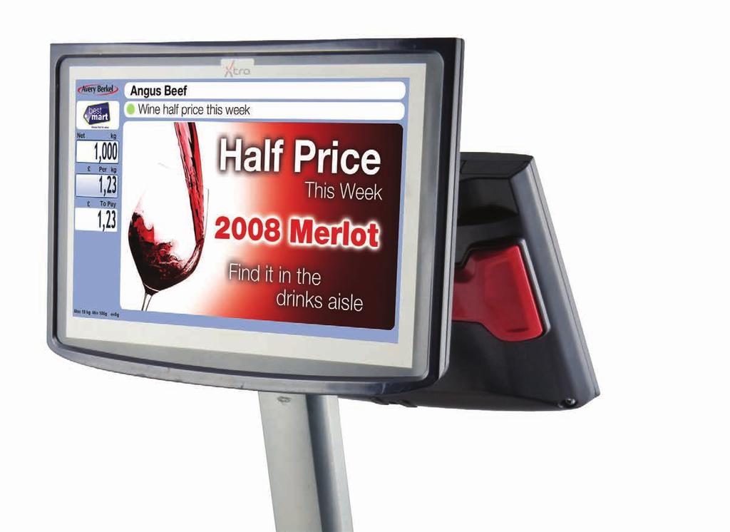 XT: Everything you would expect from an Avery Berkel scale and more Innovation for retail CodeChecker : Avery Berkel s print head measuring technology assesses wear levels of the print head in