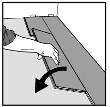 the previous panel and fold down in a single