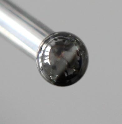 A full diamond stylus Nothing causes a real diamond to lose its shape - not even extremely hard workpieces made of ceramic or with a hard coating.