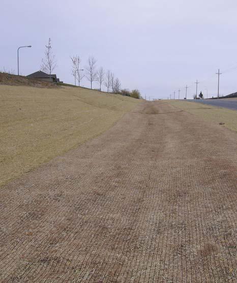 Erosion Control Blankets Erosion control blankets provide a mechanically stabilized form of immediate cover, functioning as a barrier against both the detachment and transportation phase of erosion