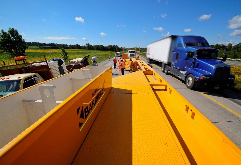 Portable Positive Protection: A Guide for Short Duration and Short Term Work Zones June 2016 Updated by Mobile Barriers LLC Based on Material Developed by ATSSA for the FHWA Work Zone Safety Grant
