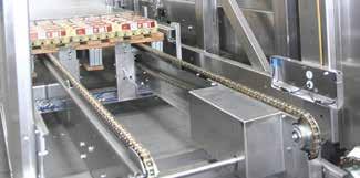 MR 30 overview of loading positions Heavy duty pallet transport on chains Pack splitter Pallet transport extensions; per 2 pallet positions Pallet de-stacker, 7 pallets maximum Safety screen in