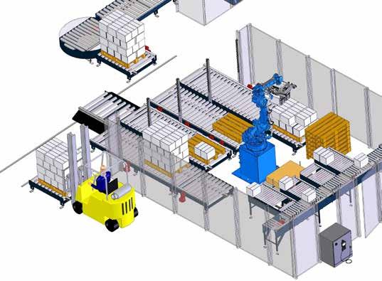 MR 60 Case Palletiser Consumer packs can be put in cases or crates by manual loading, or by automation through case packers of the CP or MR-series.