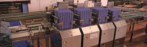 Example: a 4-channel top tray denester Top tray denester When filling trays into cases or stacking trays on top of each other, it can be required to place empty trays on top of the filled egg trays -