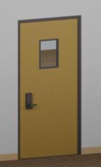 Piece Door Stop Electric Strike (If Applicable) Anti-Jimmy Plate (Outswing Only) Wood Core Security Doors Bullet Resistant Wood