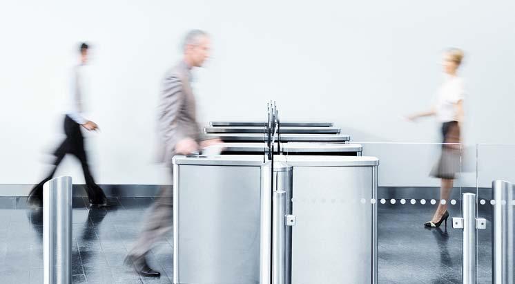 This allows you to issue the elevator call and open the turnstile with one action.