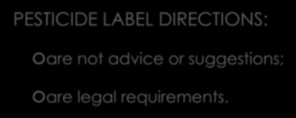 The Label is the LAW!