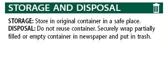 Pesticide Labels Storage and