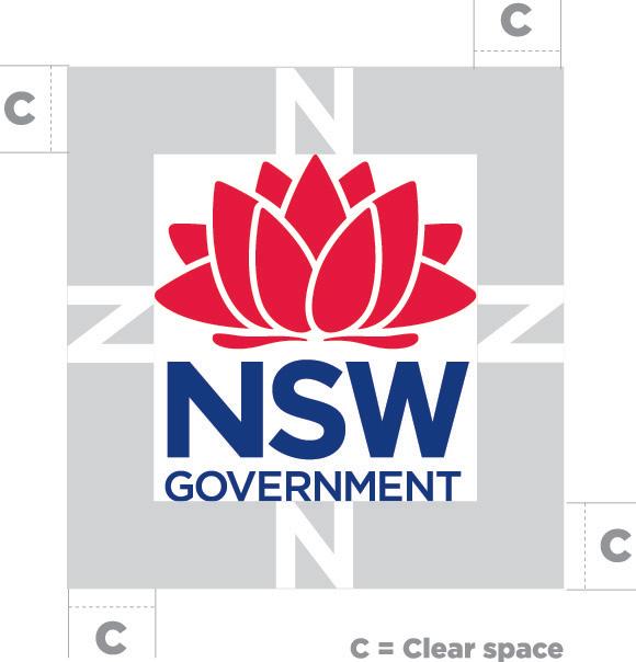 The NSW Government Corporate Logo Design elements Clear space Clear space must be maintained around the logo which is no less than