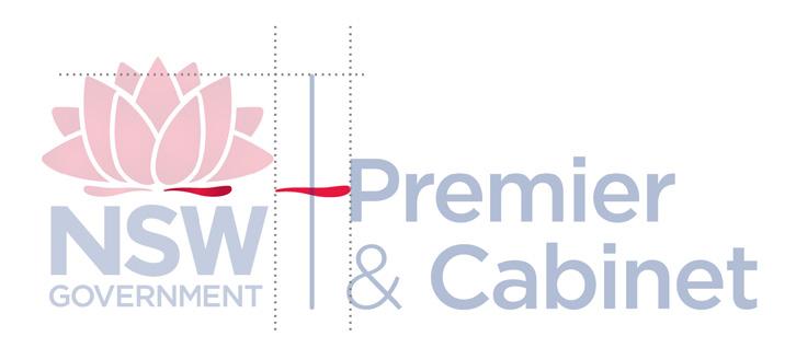 The NSW Government Corporate Logo Creating agency logos An agency logo must be presented as a single device with the NSW Government corporate logo on the left and the name of the agency or business
