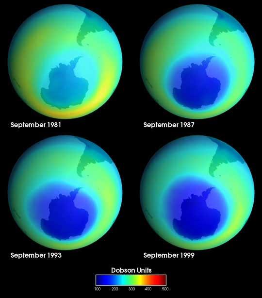 Threats to Air Resources Ozone Depletion Human activities have been partly responsible for removing a layer of ozone gas (O 3 ) in our atmosphere.