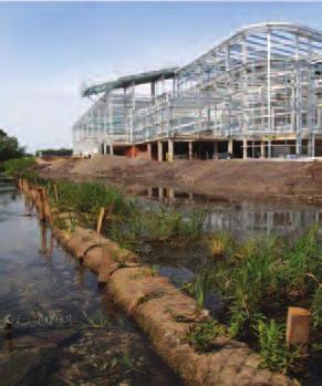 The brownfield site of the new Asda store next to the River Anton in Andover had poor access to the river, was forgotten, silted up and generally in poor environmental condition with a heavily