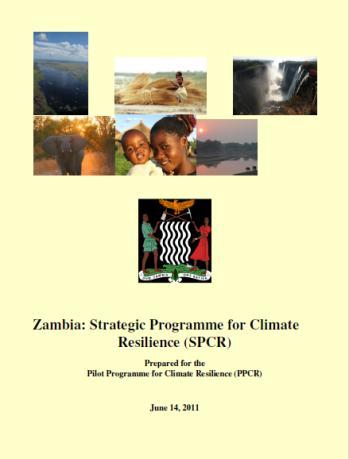 In Zambia, the PPCR is not a program per se.