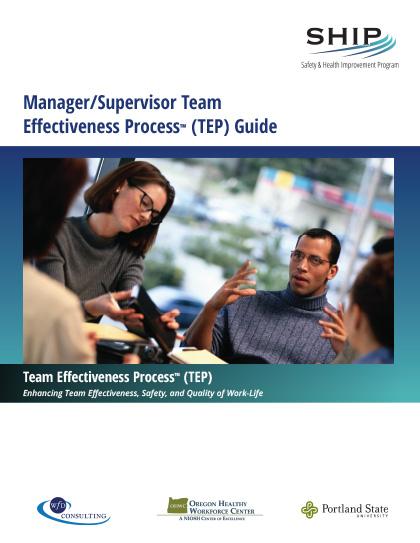 Refer to the Supervisor Training and Behavior Tracking Guide and the TEP Guide for