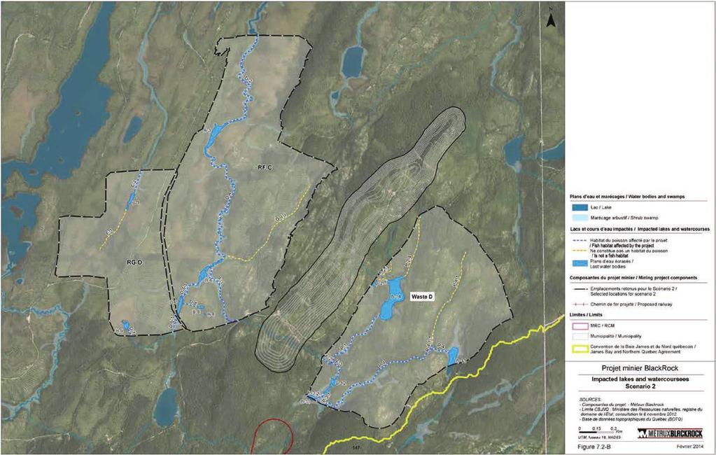 Figure 4: Selected location for the mine waste disposal areas Source: BlackRock