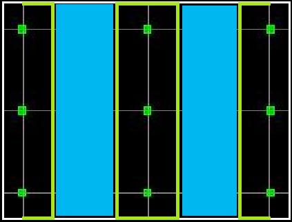 Frame B 26-0 Span Slab Reinforcement Frame B Column Strip 8 ft width 12 - #6 Top Bars - @ 10.6 o.c. 6 - #6 Bottom Bars - @ 12 o.