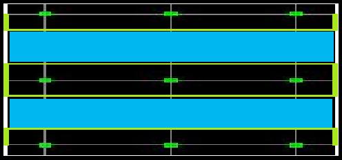 Frame A 16-0 Span Slab Reinforcement Frame A Column Strip 8 ft width 8 - #6 Top Bars - @ 6.86 o.c. 6 - #6 Bottom Bars - @ 12 o.