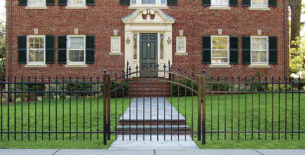Residential OnGuard residential aluminum fencing offers the classic look of wrought iron to enhance the appearance and value of any property.