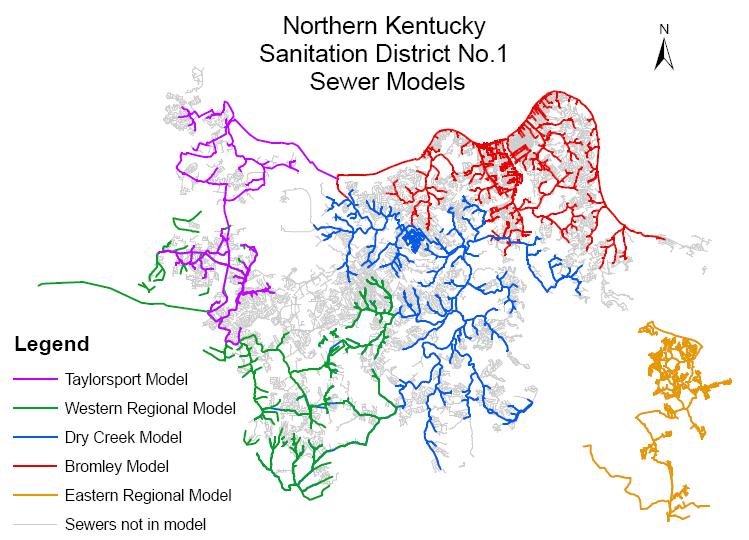 River s Edge Existing Conditions Preliminary system-wide calibrated model was available as tool to assess current situation and