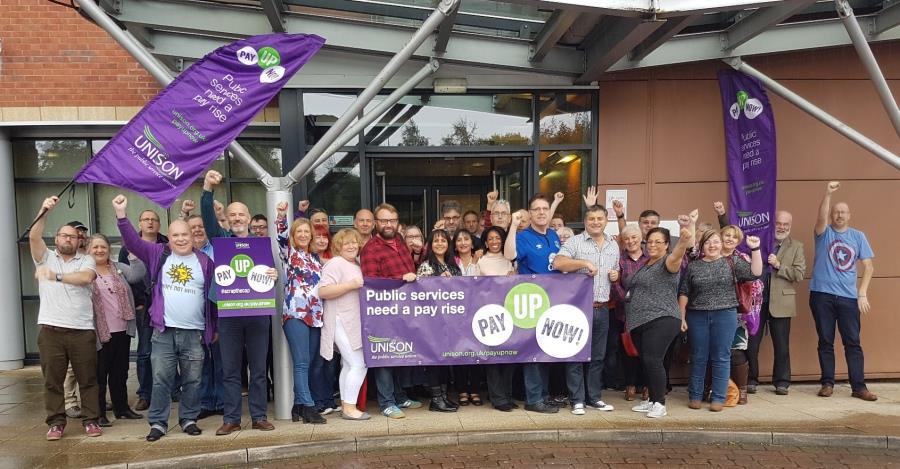 Scrap the cap and give workers a proper pay rise, says UNISON UNISON is campaigning for an end to the government s pay cap i.e. limit on the pay rises allowed for public sector workers.
